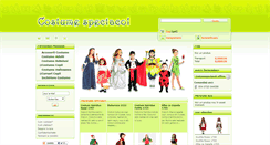 Desktop Screenshot of costume-spectacol.ro